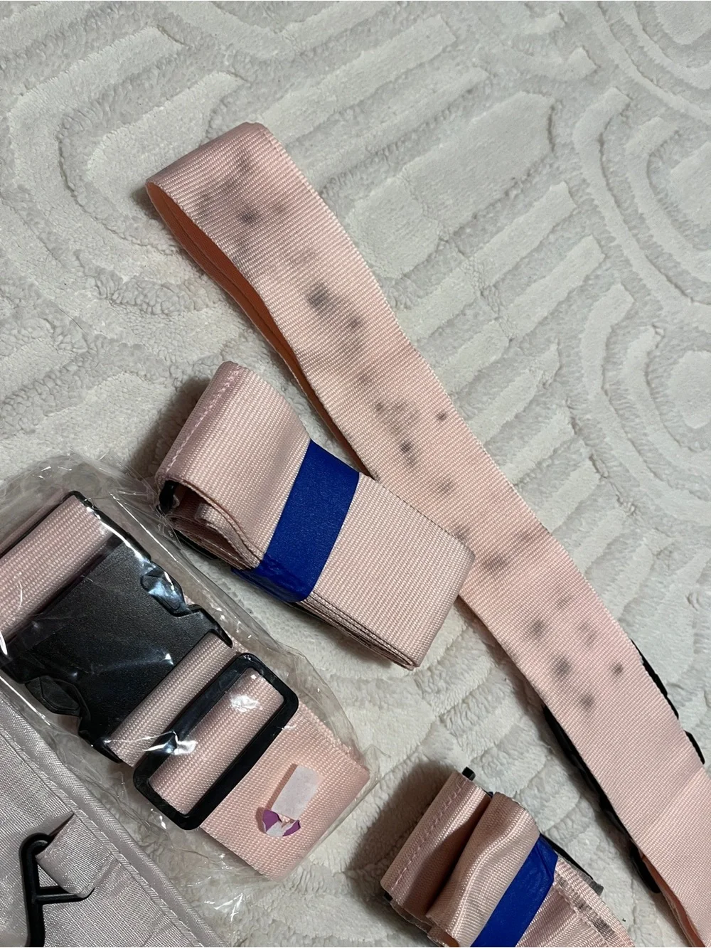 Travel Laundry & Organizer Set - Blue and cream